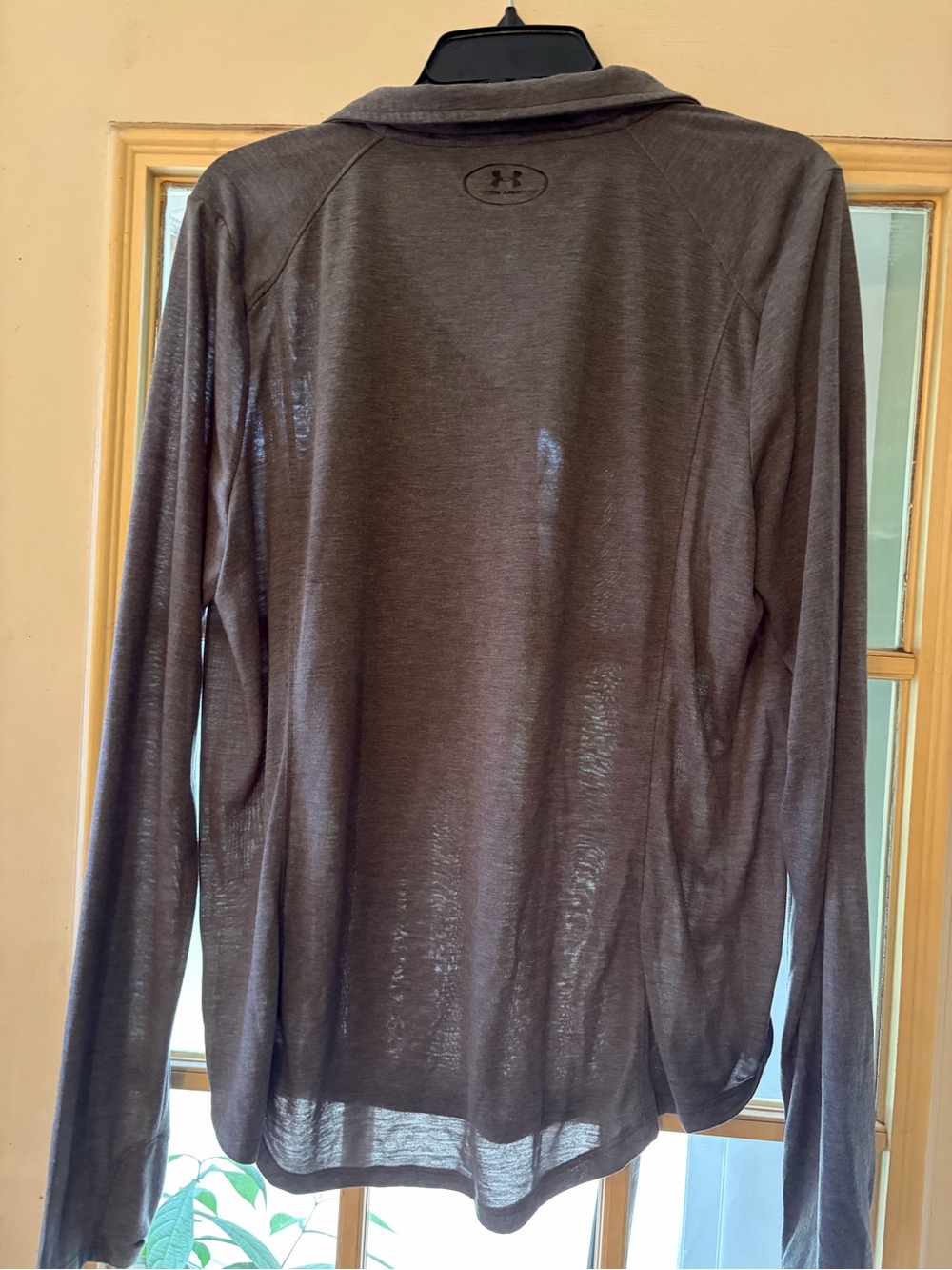Under Armour women’s grey half-Zip Lightweight Performance Sweater